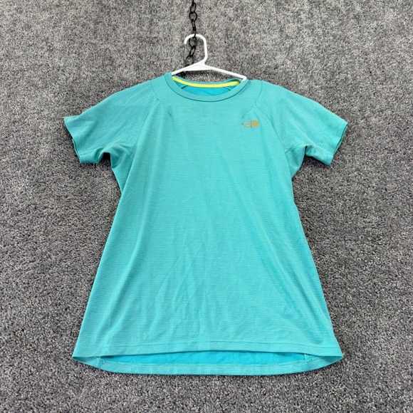The North Face Tops - The North Face Flight Series Shirt Womens Medium Teal Blue Wool Blend Active Top
